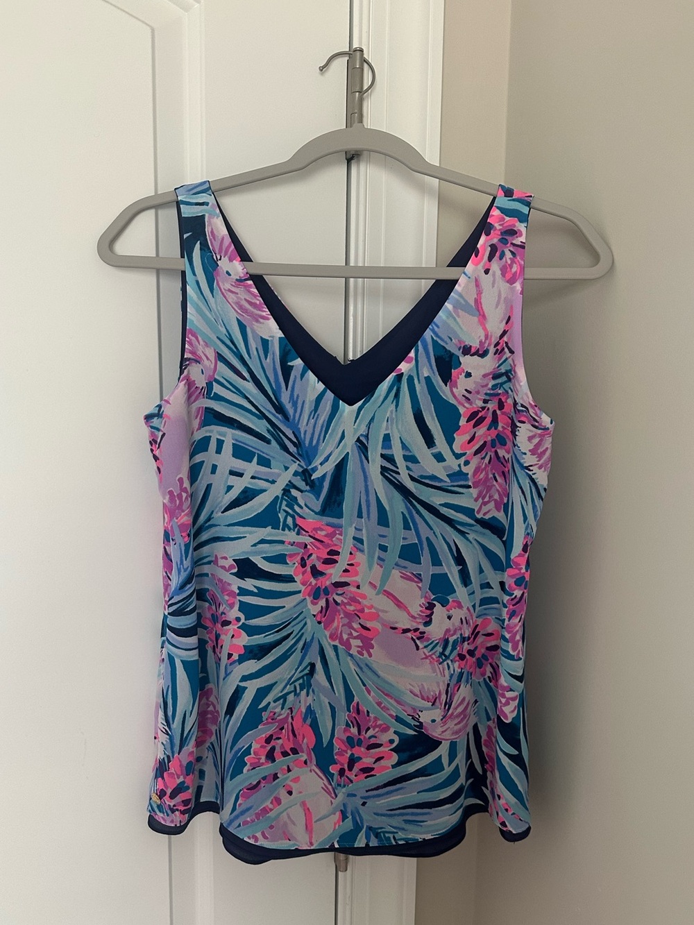 Lilly Pulitzer Florin Reversible Straight Hem Top